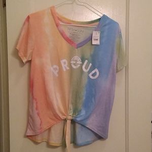 Pride Rainbow color soft tee - Sz M